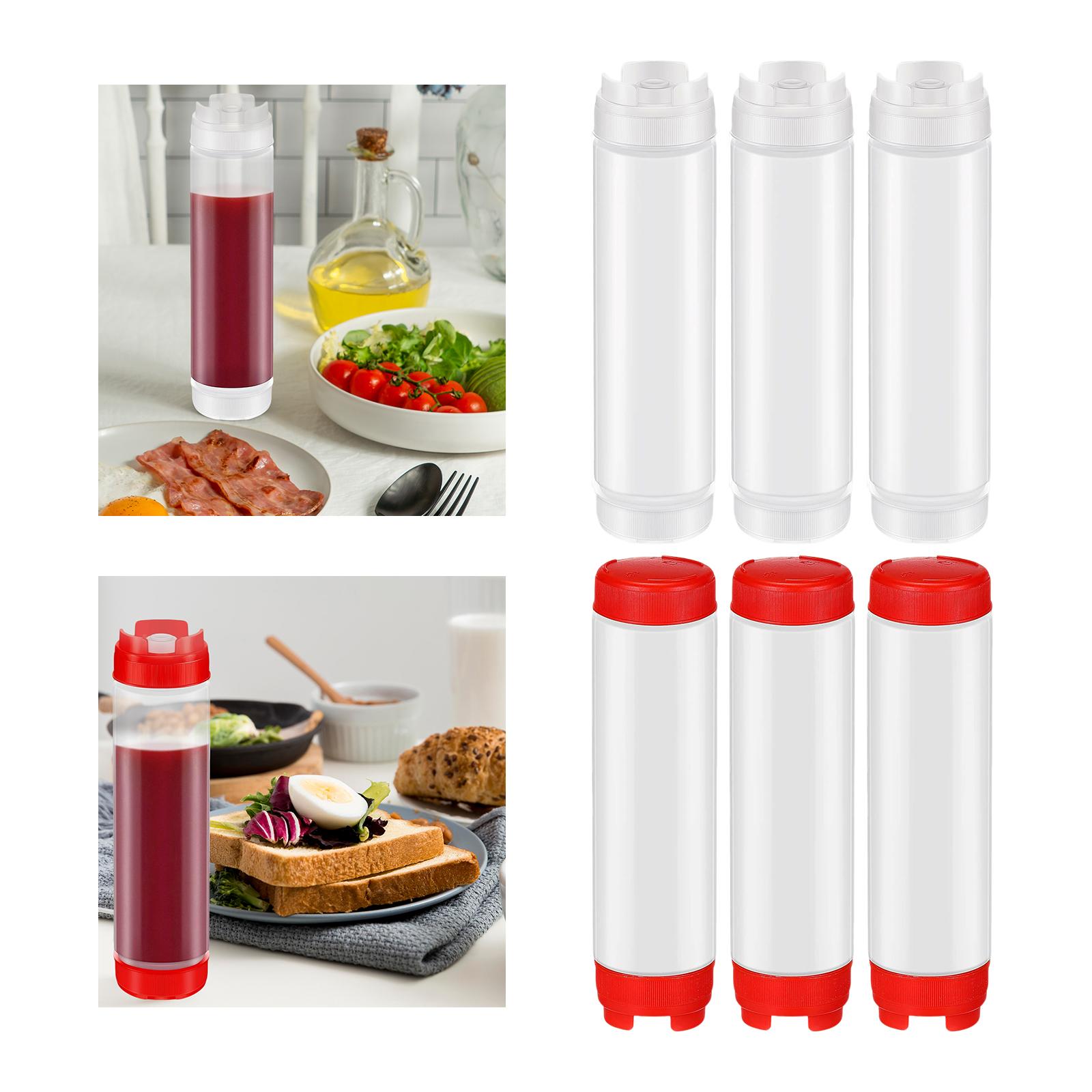 Salad Dressing Bottle - 3 Peças de Frascos Vazios para