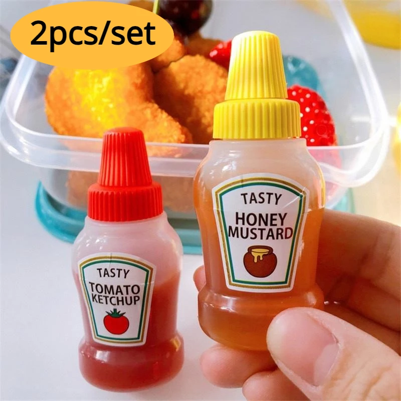 Salad Dressing Bottle - Conjunto de 2 Peças: Mini Garrafa