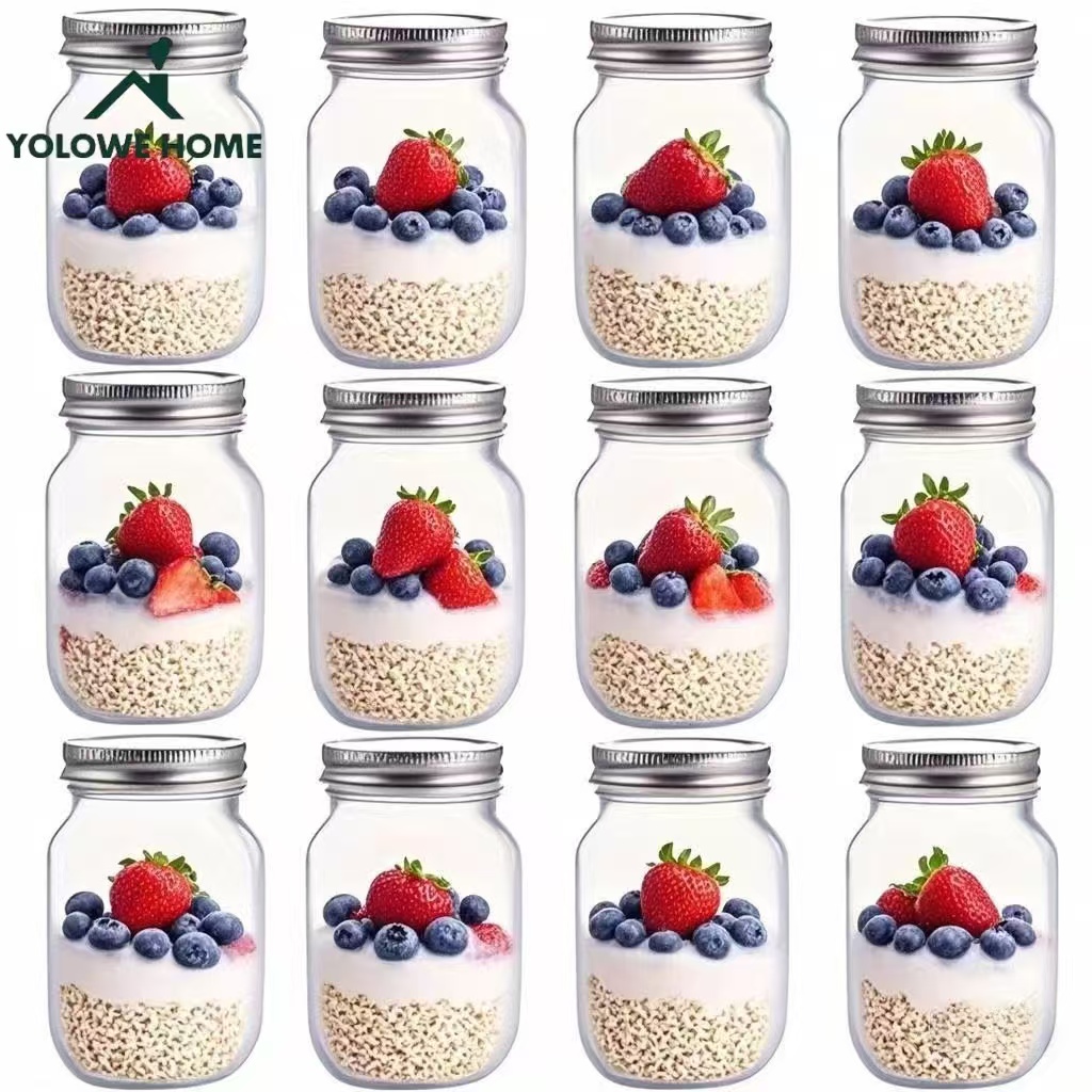 Salad Dressing Bottle - Conjunto de 6 ou 12 Potes