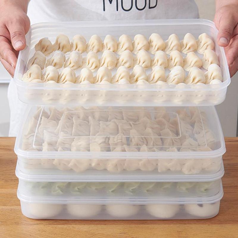 Food Storage And Preservation - Caixa Organizadora Transparente para Cozinha, Bandeja