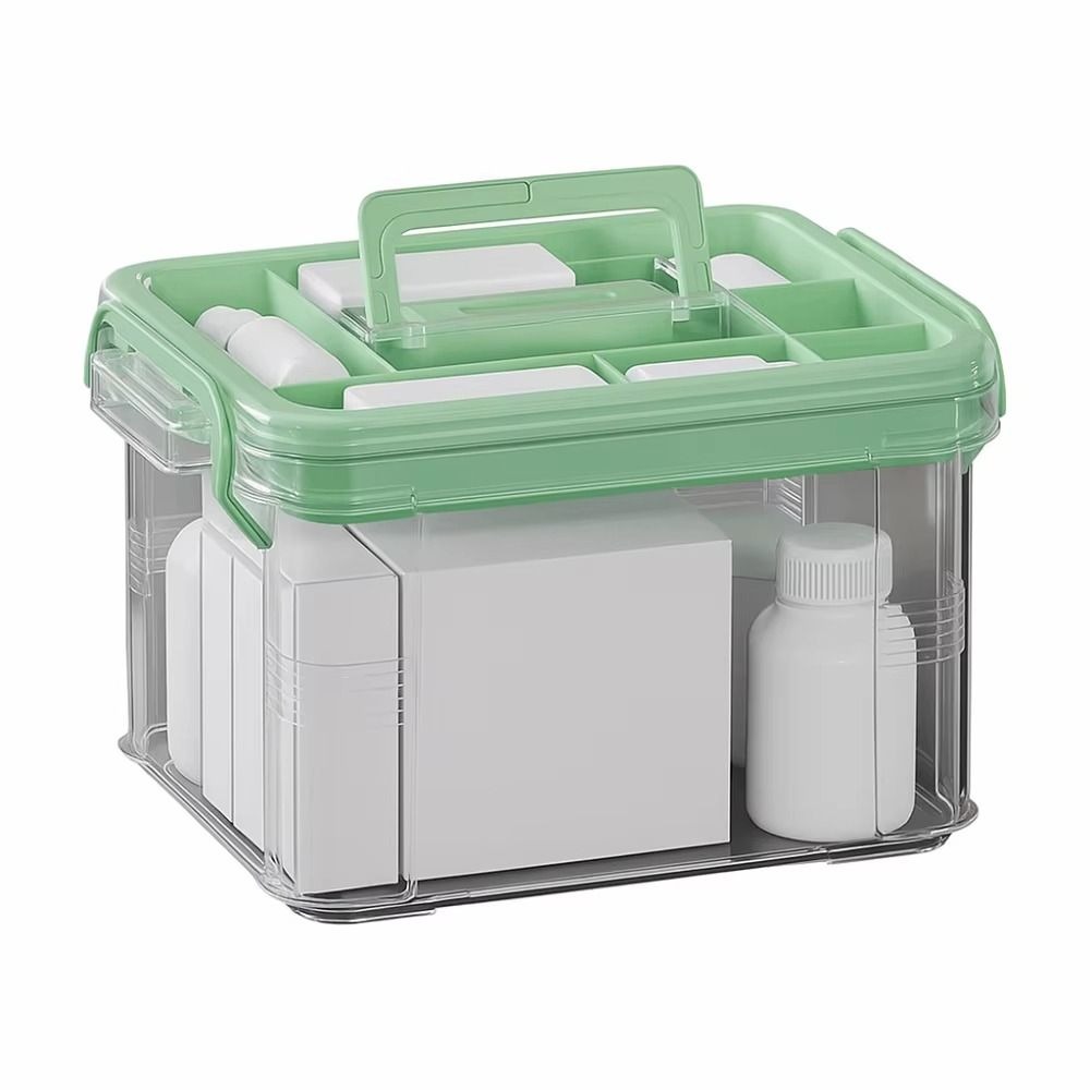 Food Storage Emergency - Caixa de Armazenamento de Pílulas Durável