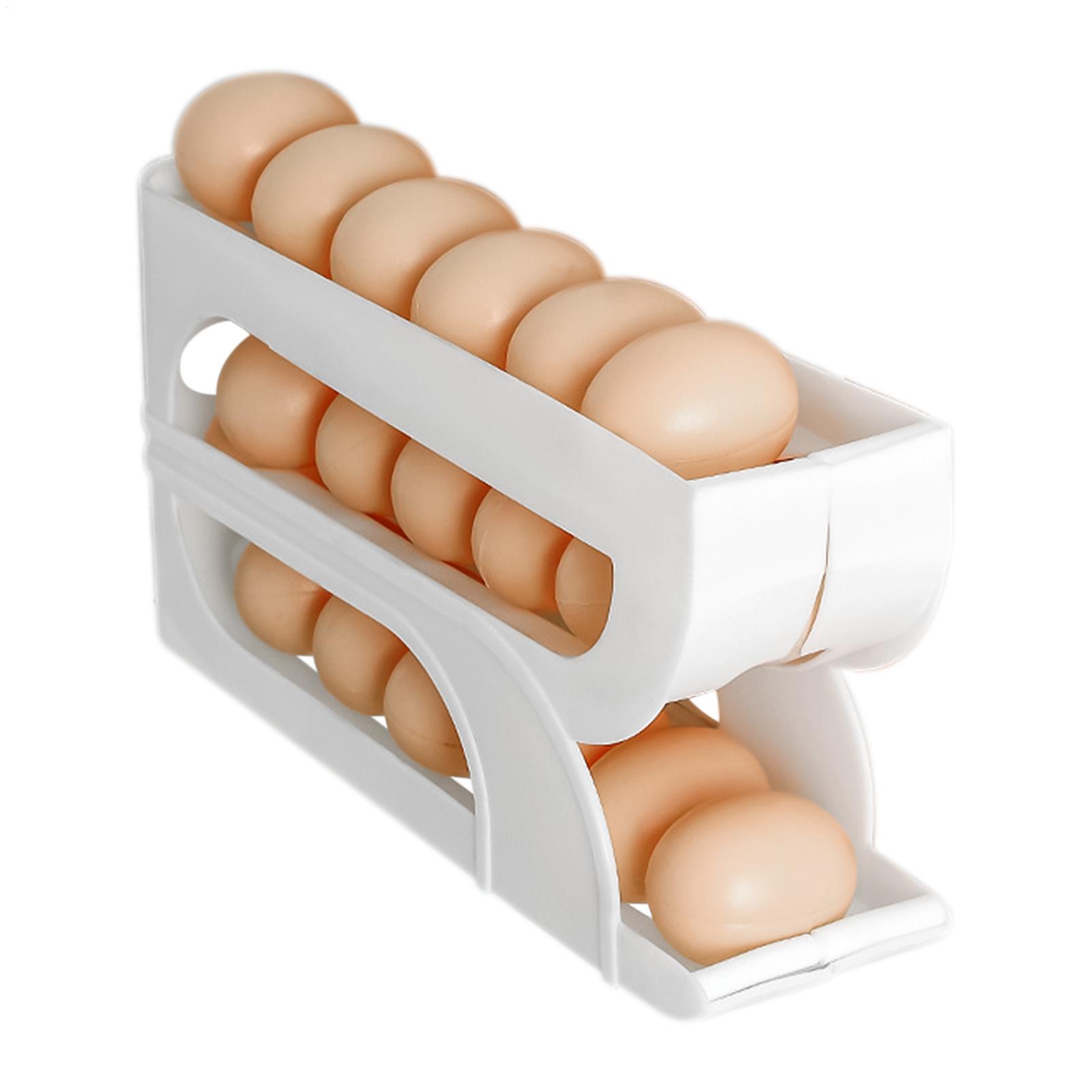 Food Storage Yellow - Organizador de Ovos Automático: Novo Suporte