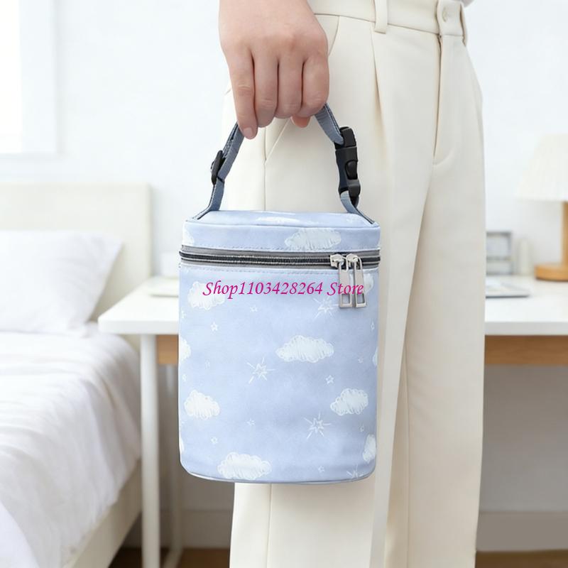 Food Storage Keep Warm - Manga suporte garrafa isolada com estampa