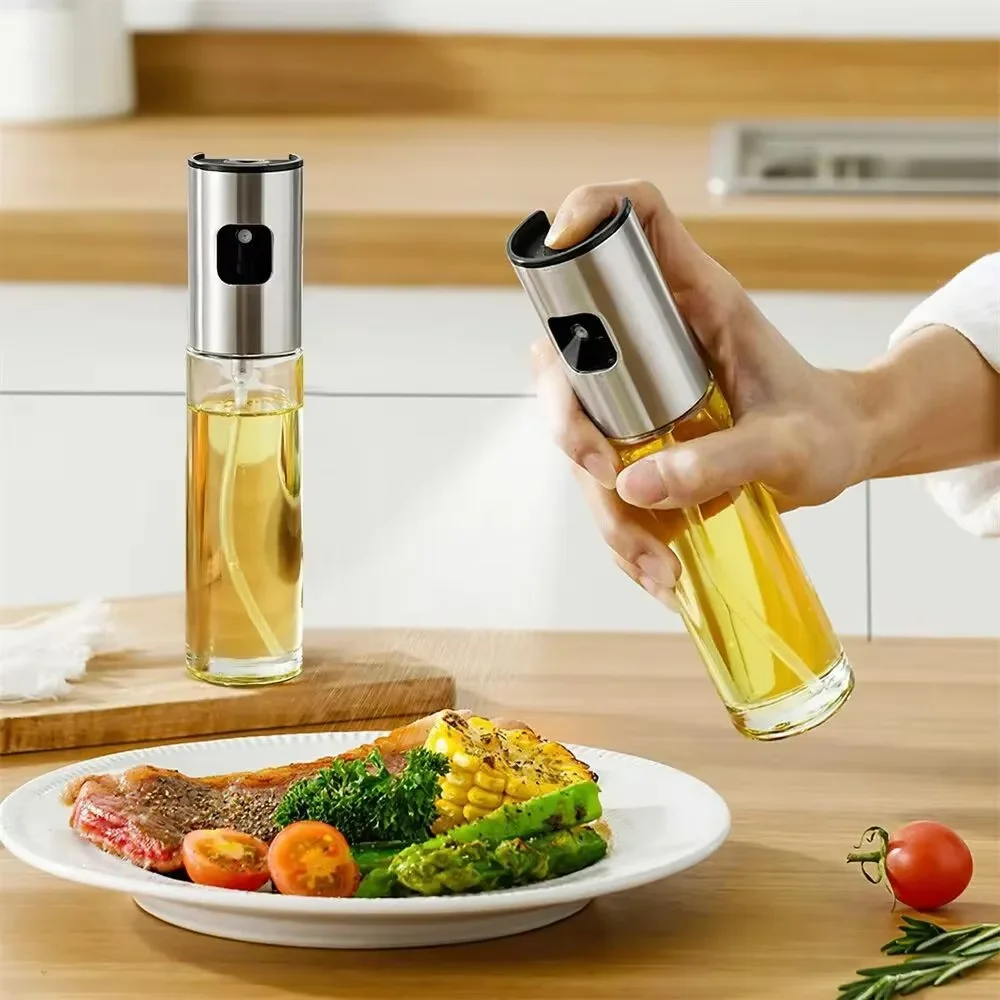 Salad Dressing Bottle - Pulverizador de óleo de vidro para