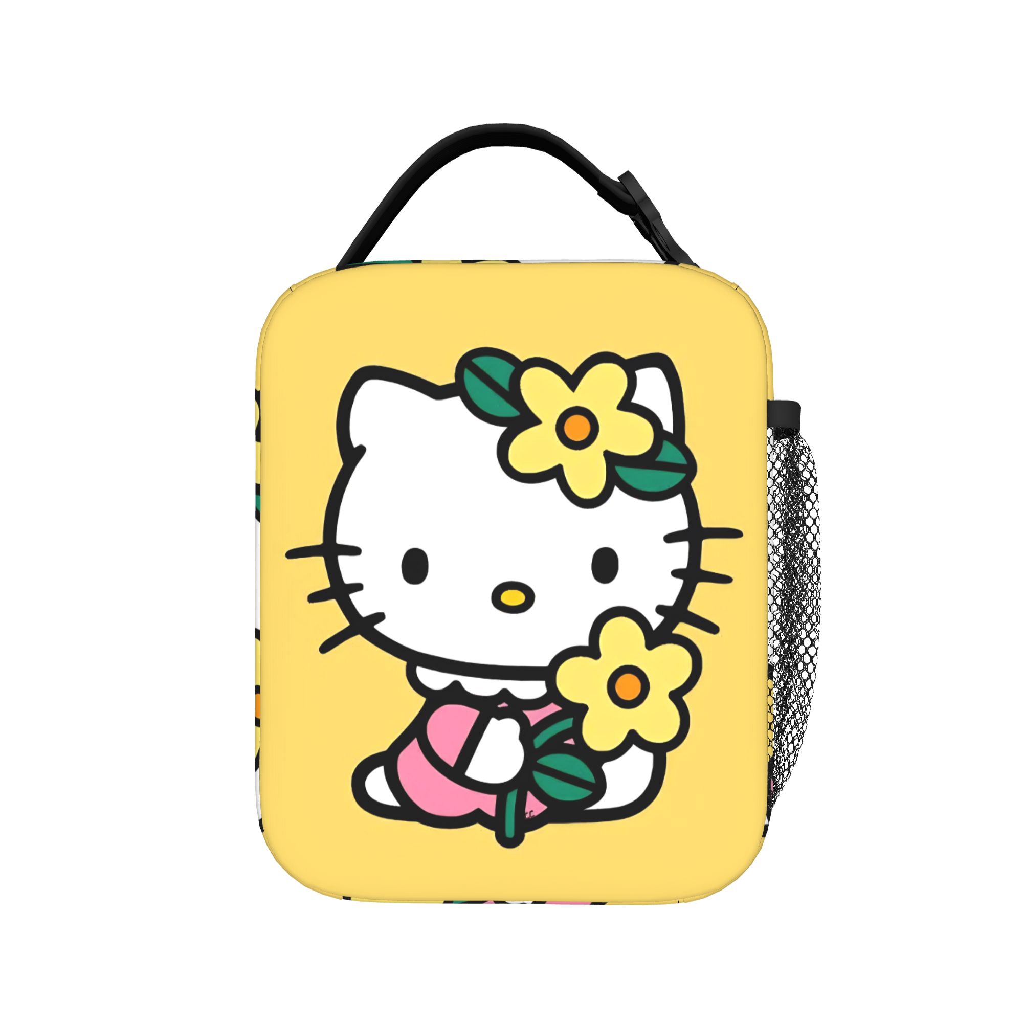 Food Storage Yellow - Bolsa térmica isolada amarela K-Kittys, linda,