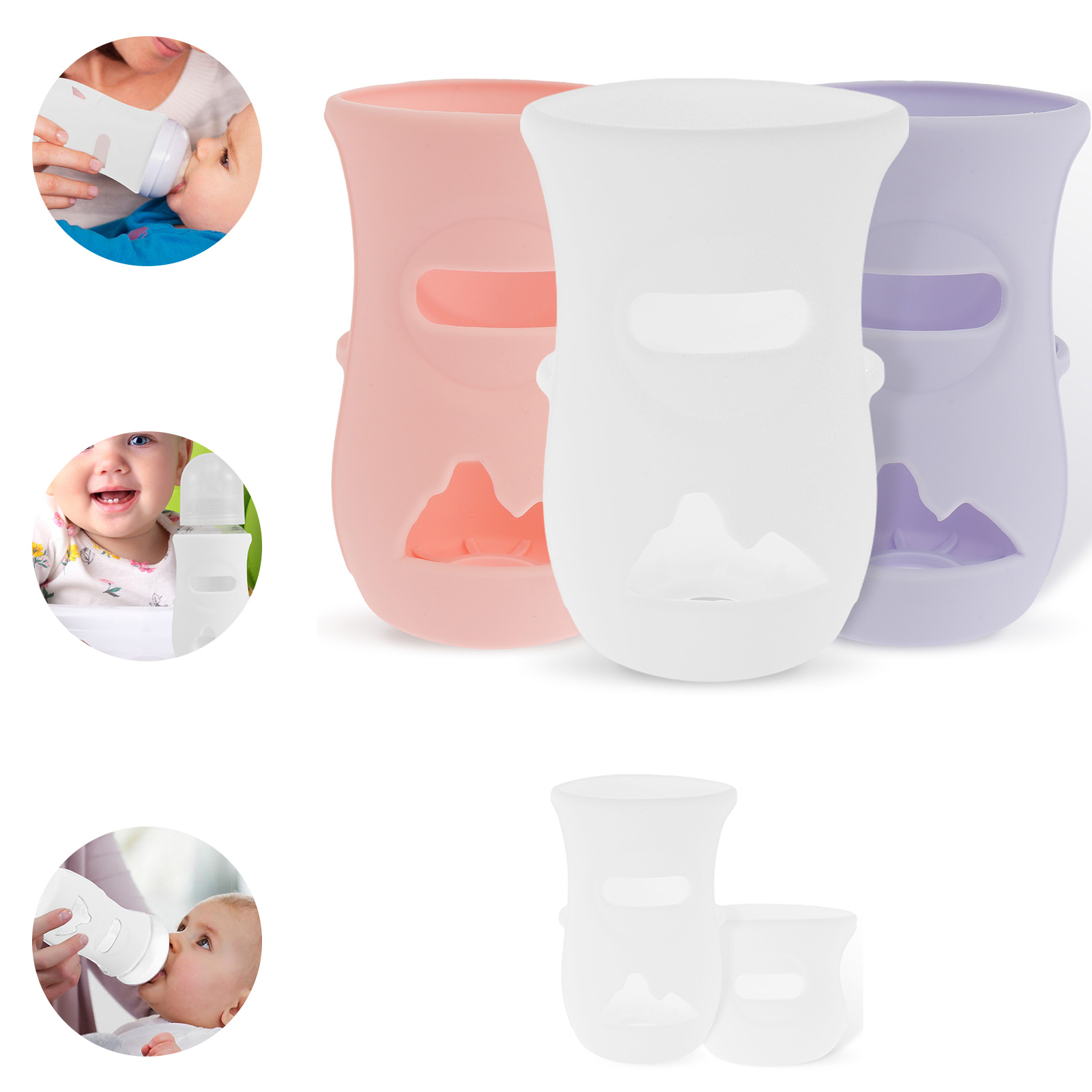 Food Storage Keep Warm - Mangas de silicone capa de garrafa