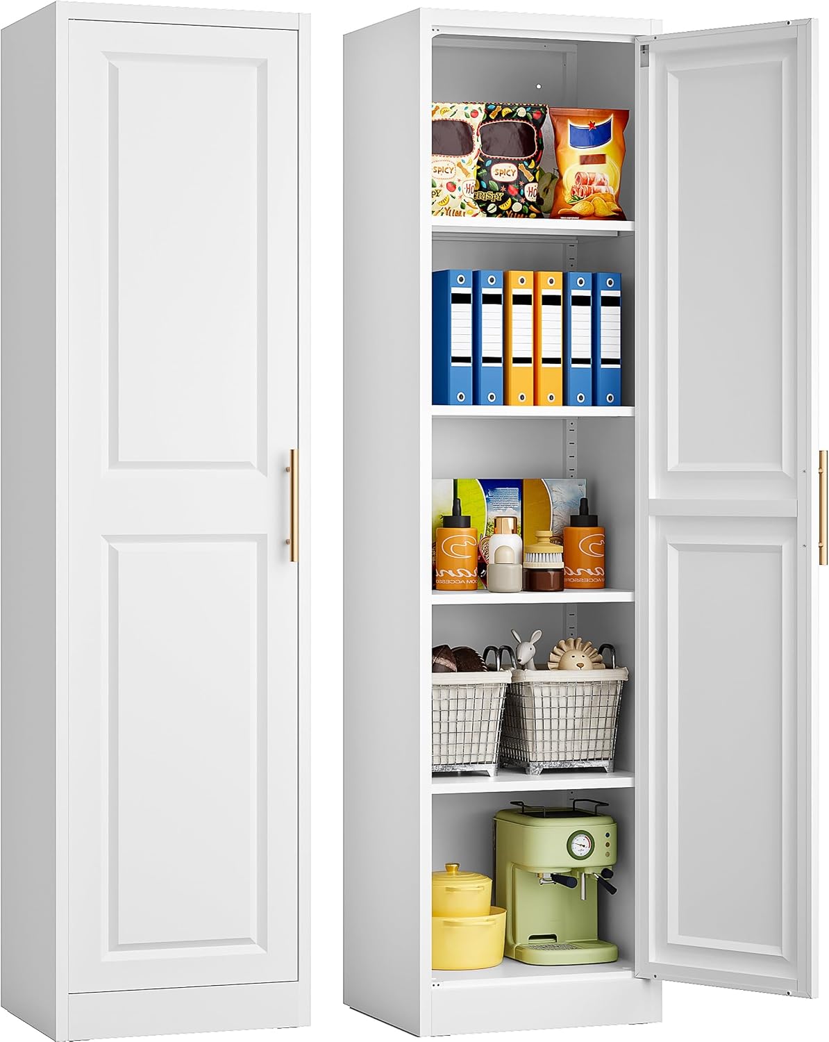 Food Storage Utensils - Armário de Armazenamento Alto e Estreito