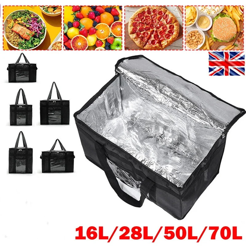 Food Storage Keep Warm - Bolsa tote térmica isolada 16l-70l, grande