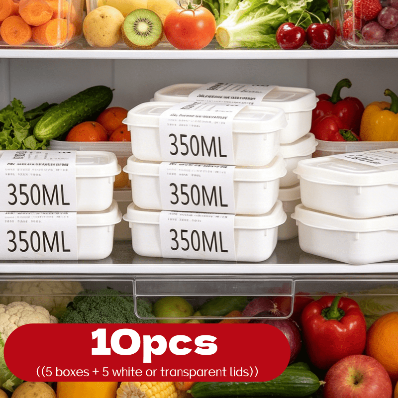 Food Storage Utensils - Conjunto de 10 Caixas de Armazenamento