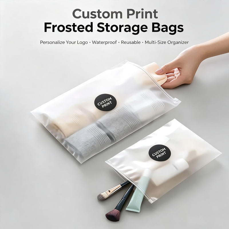 Food Storage In Plants - Bolsas com Zíper Fosco Personalizadas com