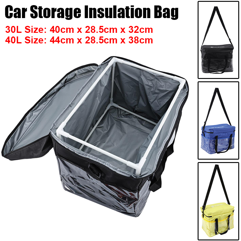 Food Storage Keep Warm - Bolsa Térmica Automotiva 30L/40L Multifuncional para