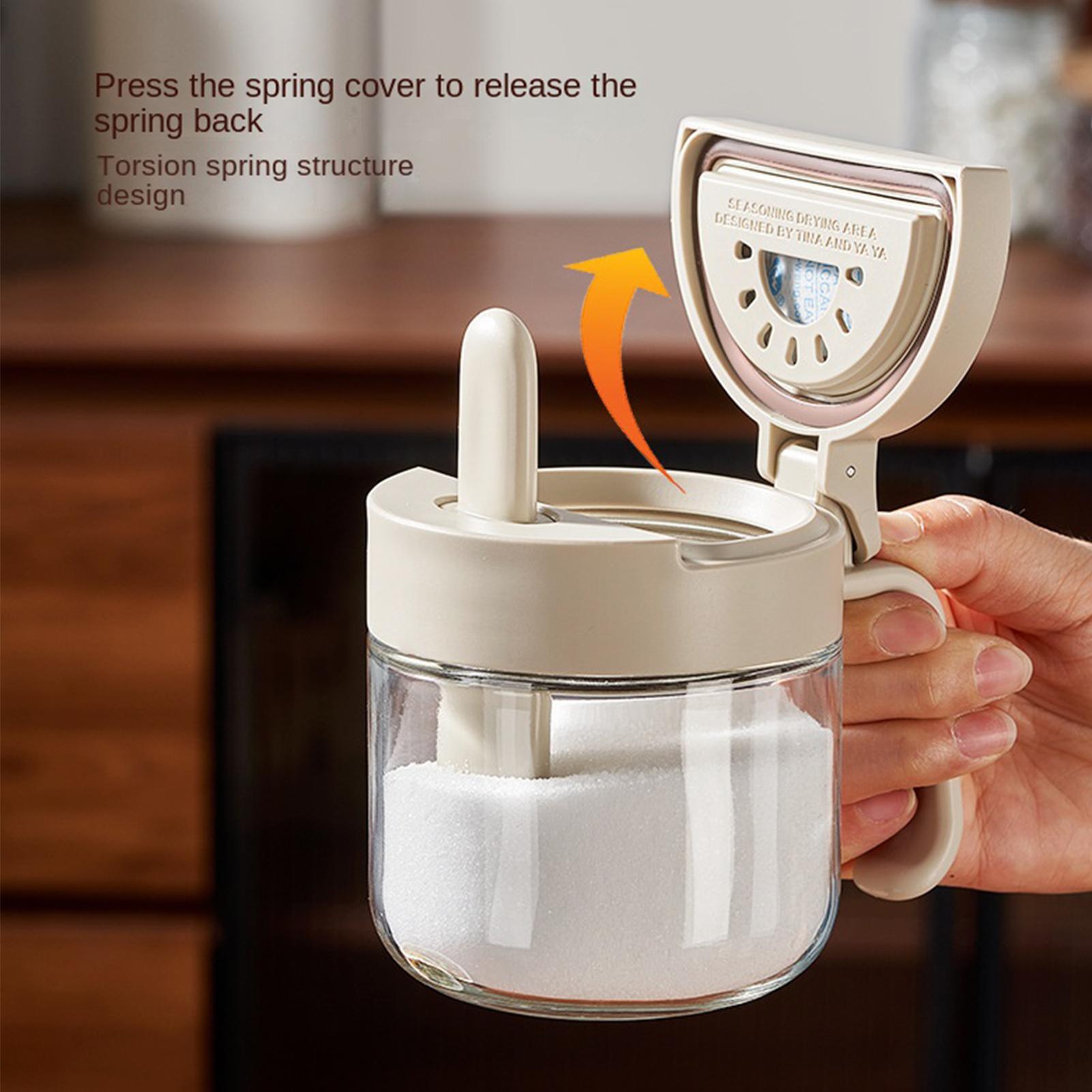 Food Storage Utensils - Pote de Temperos Hermético com Colher