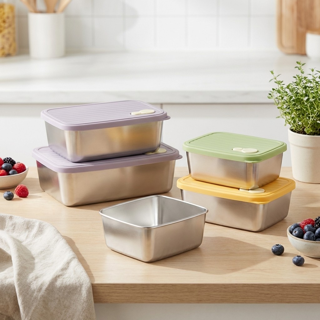 Caixa de armazenamento para ge - Food Storage Containers Xl avaliação e preço