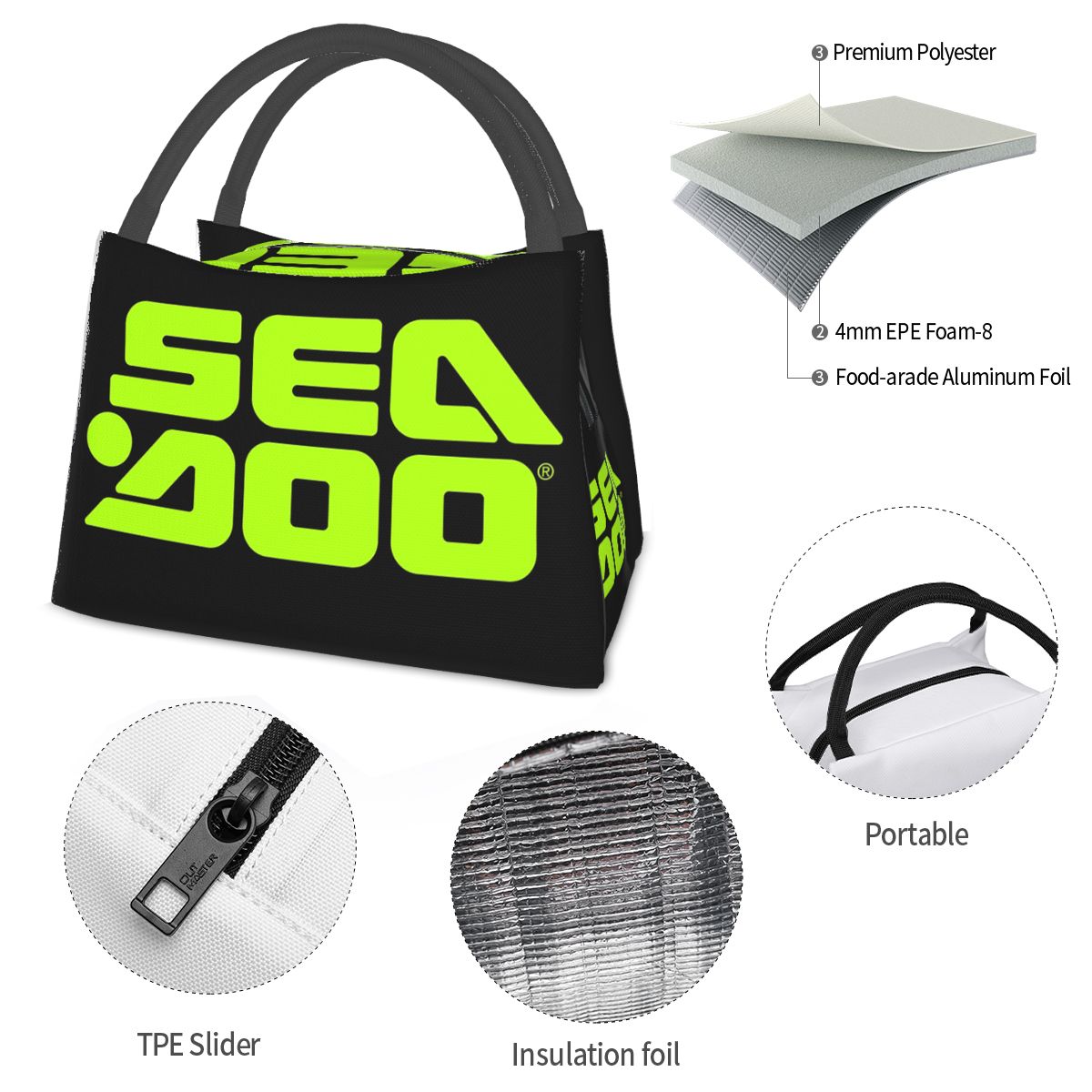 Bolsa Térmica Isolada Sea Doo  - Food Storage Keep Warm avaliação e preço