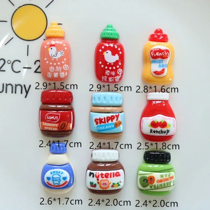 10 Peças de Pingentes de Resin - Salad Dressing Bottle avaliação e preço