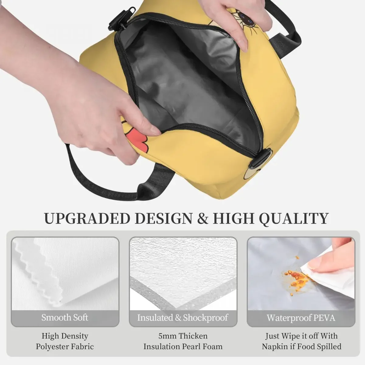 Bolsa térmica isolada para alm - Food Storage Yellow avaliação e preço