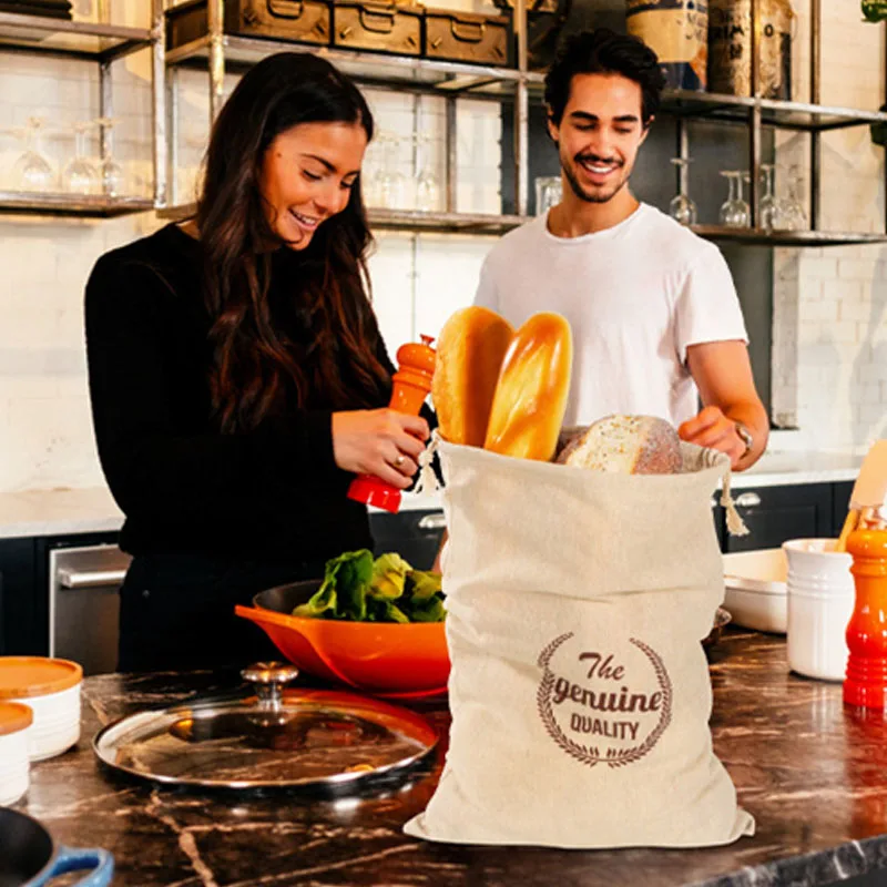 Saco de pão de linho sacos reu - Food Storage In Plants avaliação e preço