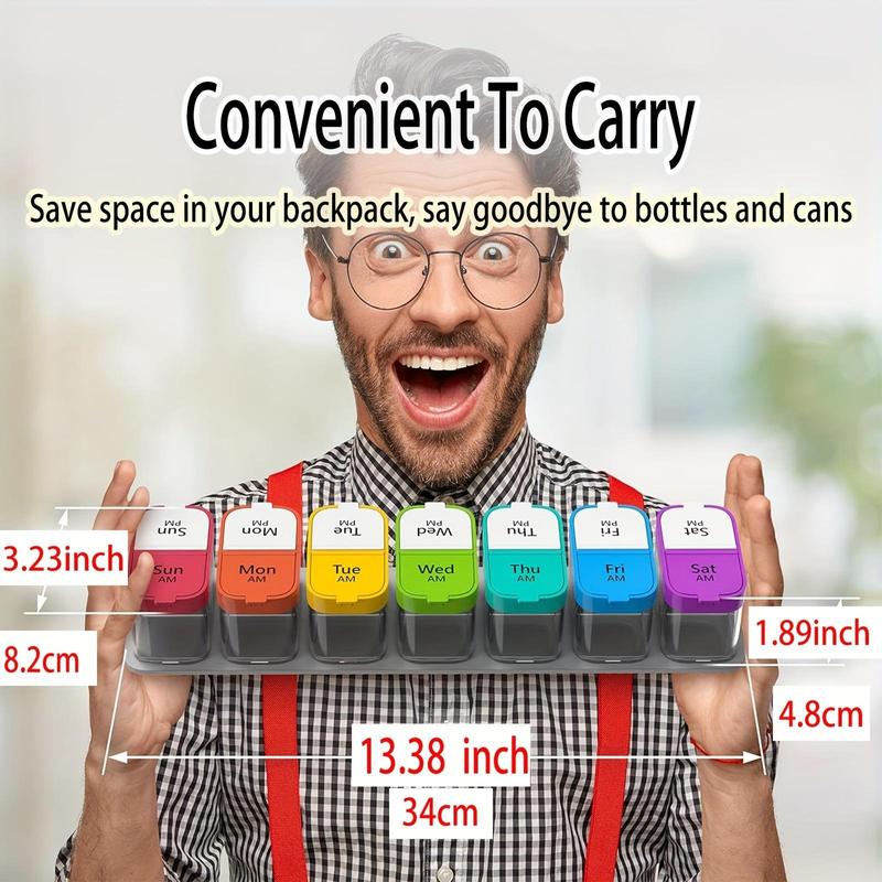 1 pçs grande 7 dias organizado - Food Storage Containers Xl avaliação e preço