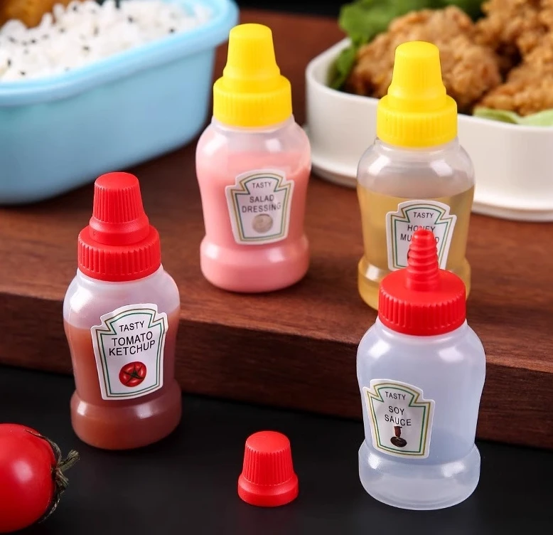 Mini Garrafa de Ketchup Portát - Salad Dressing Bottle avaliação e preço