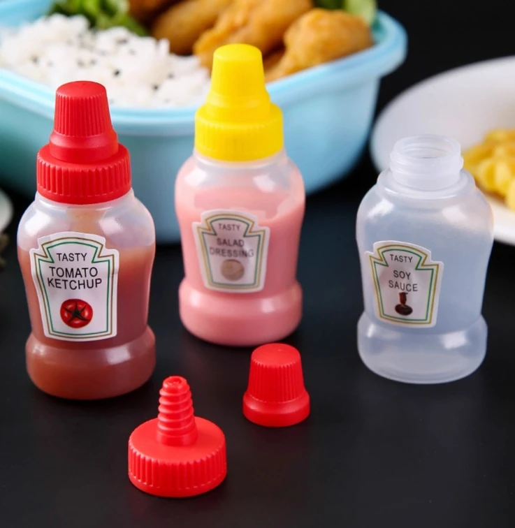 Mini Garrafa de Ketchup Portát - Salad Dressing Bottle avaliação e preço