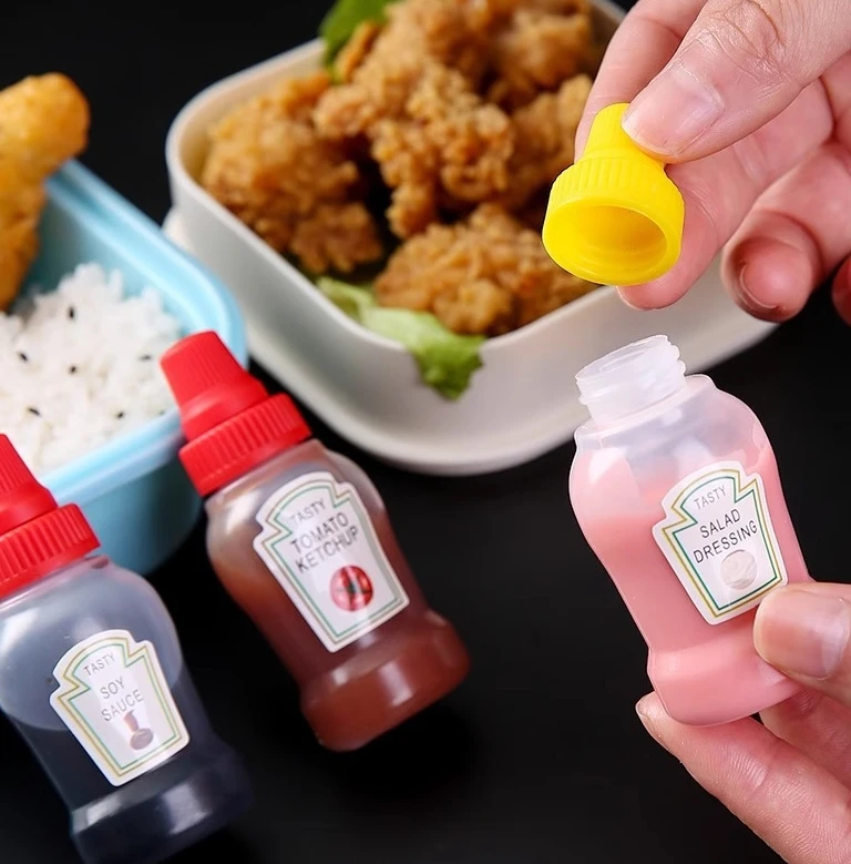 Mini Garrafa de Ketchup Portát - Salad Dressing Bottle avaliação e preço