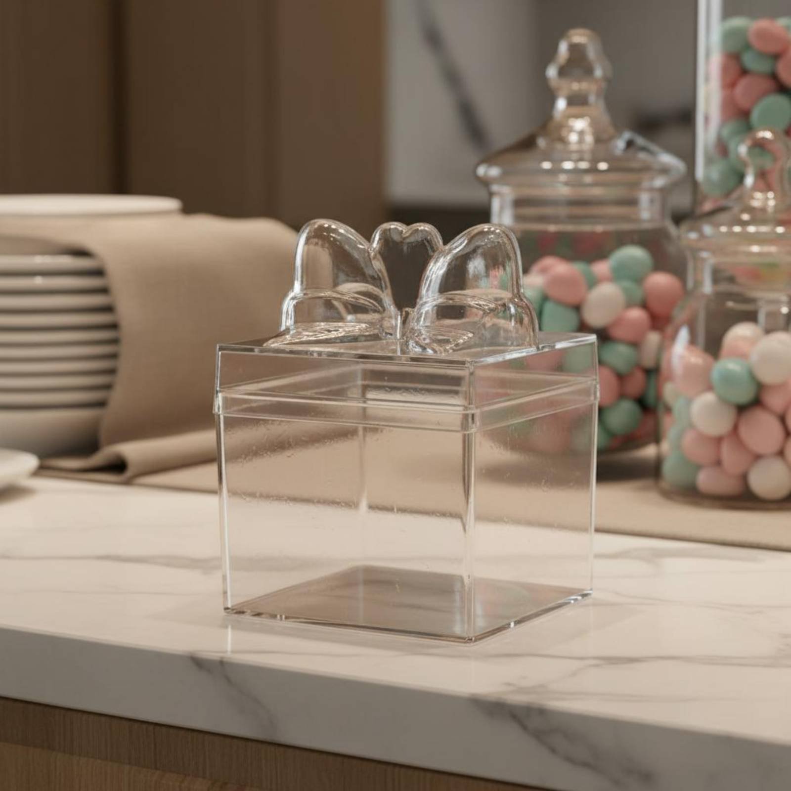 Caixa de Plástico Transparente - Food Storage For avaliação e preço