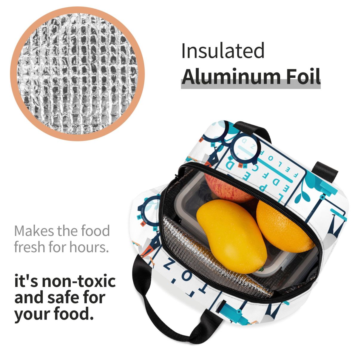 Lancheiras com isolamento térm - Food Storage Chart avaliação e preço