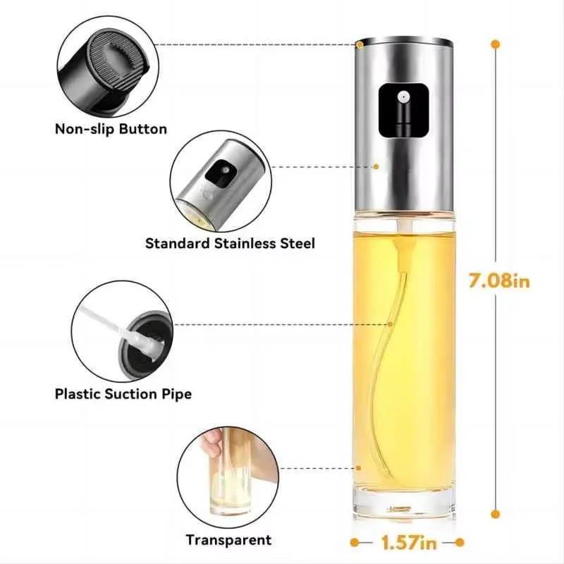 Pulverizador de óleo de vidro  - Salad Dressing Bottle avaliação e preço