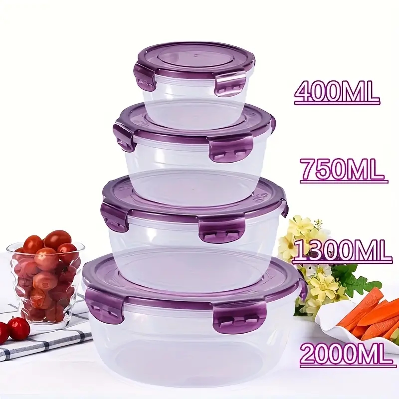 4 Recipientes Plásticos para A - Food Storage And Preservation avaliação e preço