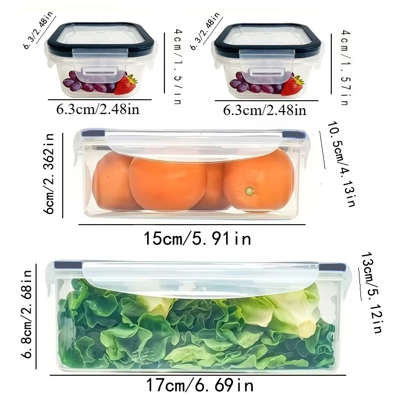 Conjunto de 8 Peças Inclui 4 R - Food Storage Utensils avaliação e preço