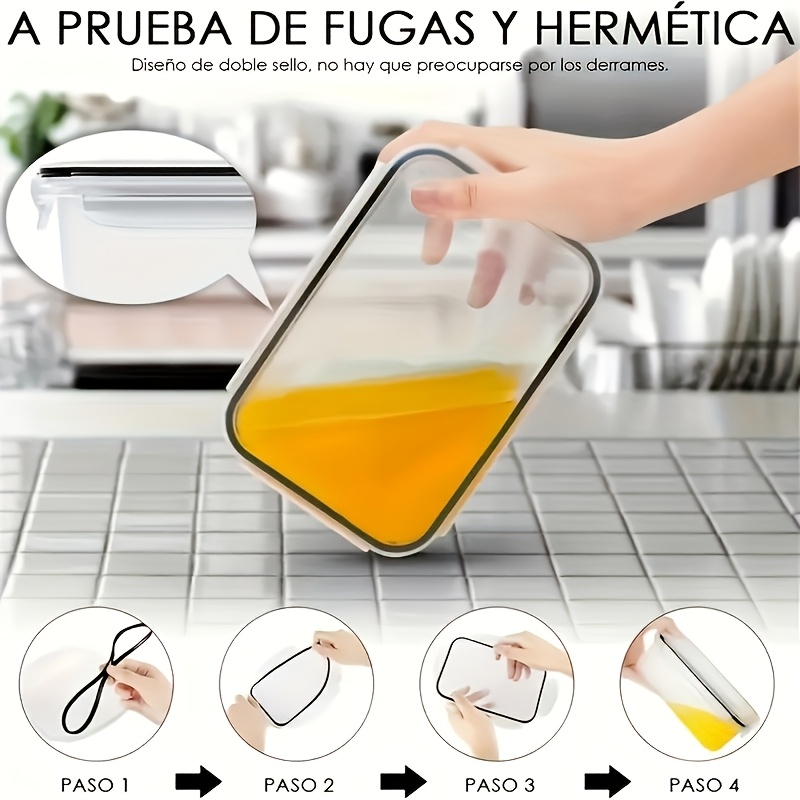 Conjunto de 8 Peças Inclui 4 R - Food Storage Utensils avaliação e preço
