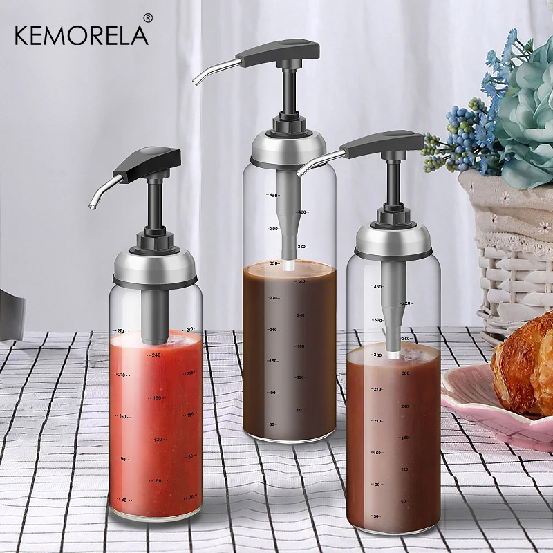 Garrafa de óleo de vidro cozin - Salad Dressing Bottle avaliação e preço
