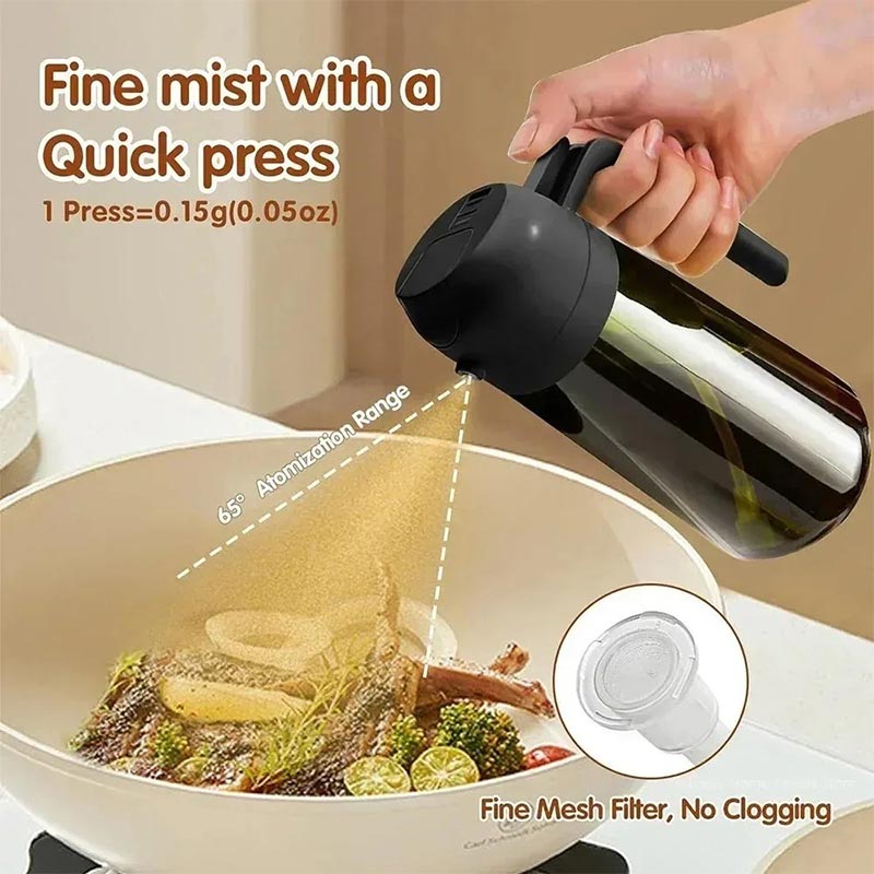 Dispensador de óleo de vidro 4 - Salad Dressing Bottle avaliação e preço