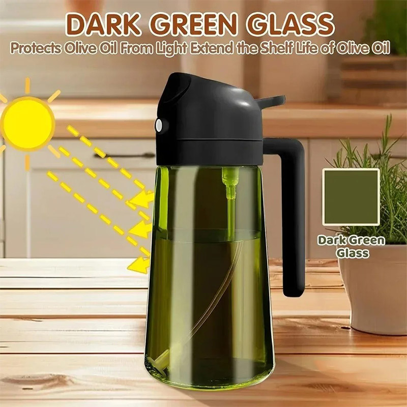 Dispensador de óleo de vidro 4 - Salad Dressing Bottle avaliação e preço