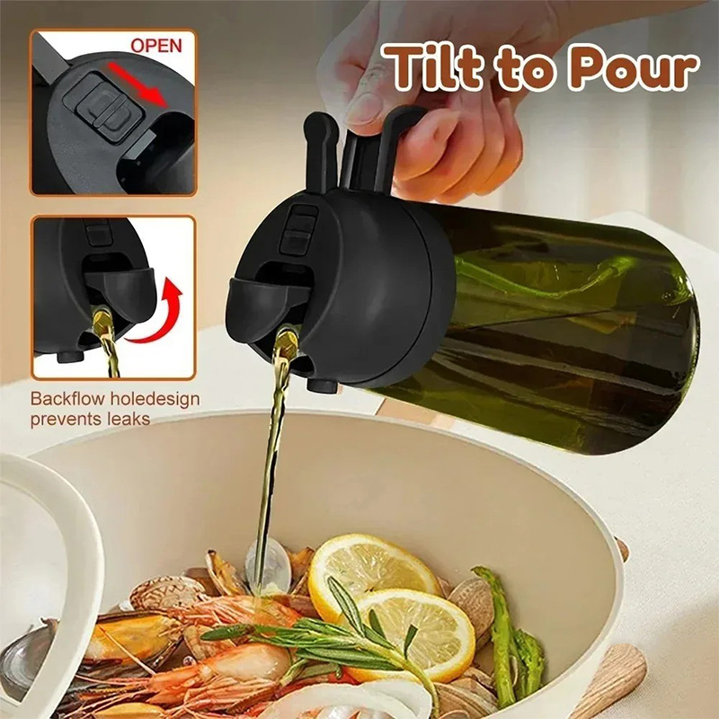 Dispensador de óleo de vidro 4 - Salad Dressing Bottle avaliação e preço