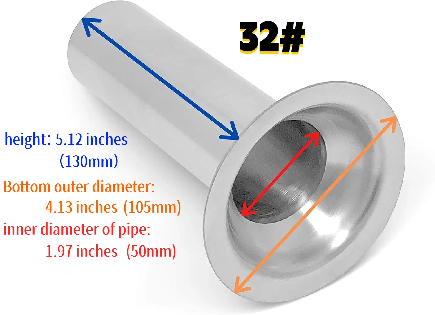 22 #   32 #   Tubo de Enchimen - Food Storage For avaliação e preço